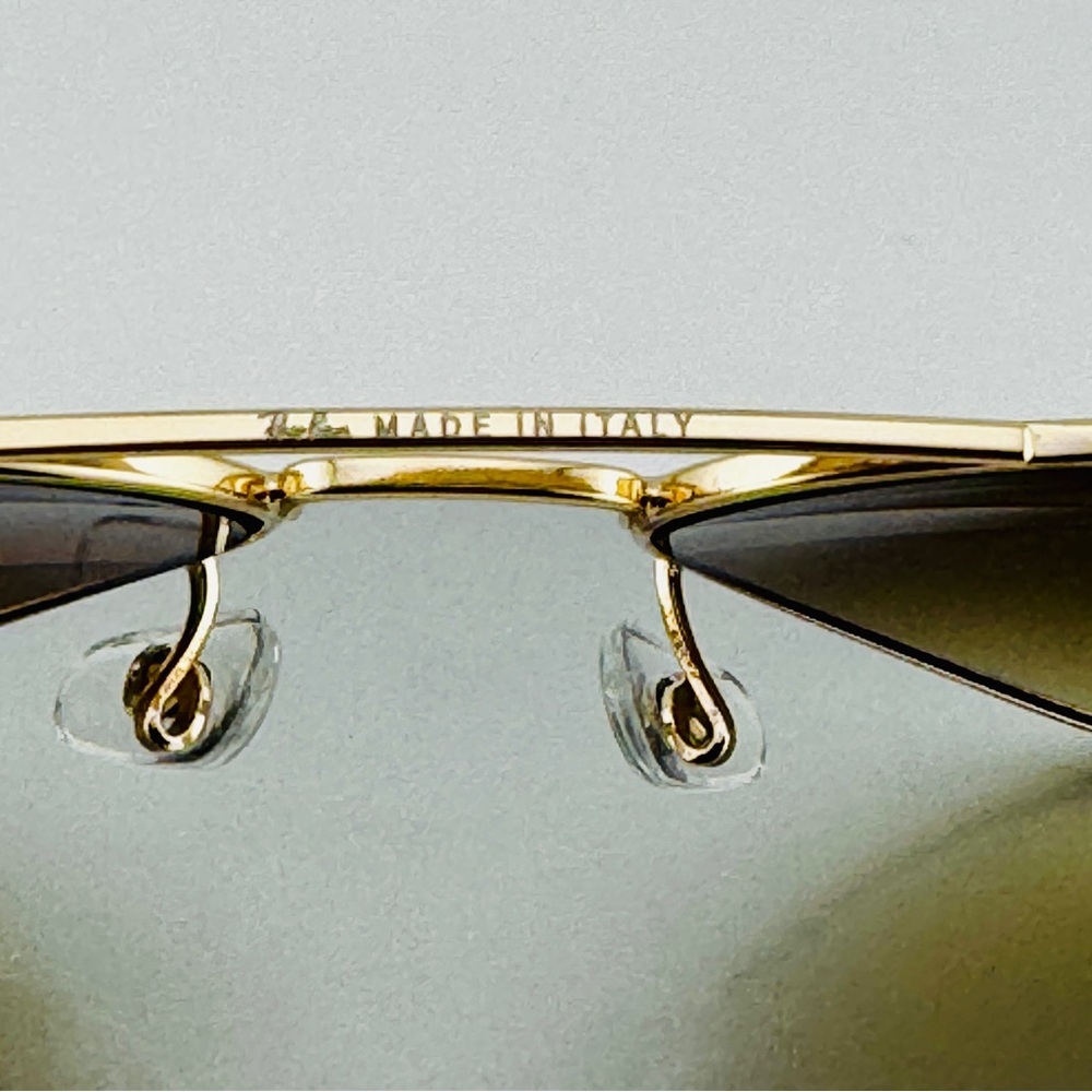 Ray-Ban Aviator Sunglasses RB3025 Gold Frame Gradient Brown Lenses 58mm UNISEX! - Picture 13 of 16
